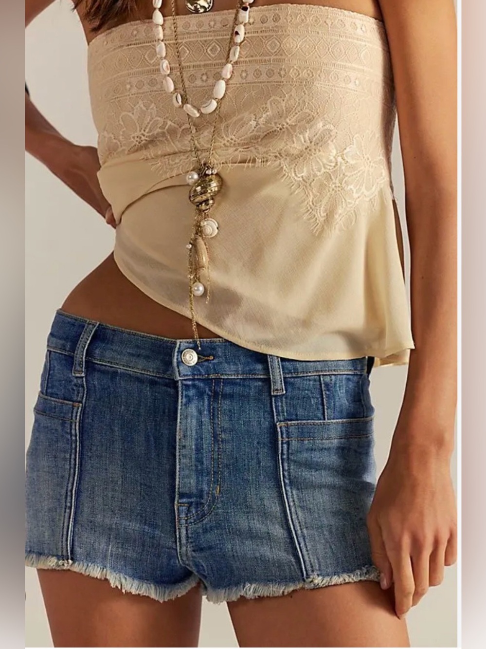 NWT We The Free Janney High Low Short